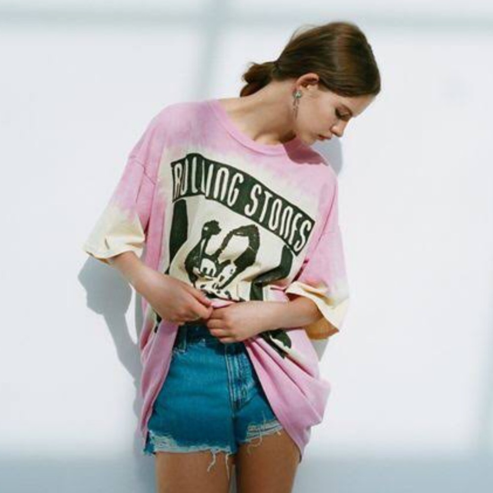 Rolling Stones Tie Dye Band Tee
